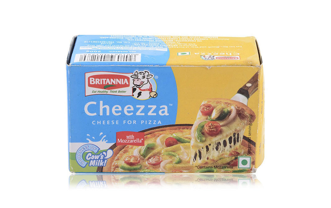 Britannia Cheese for Pizza with Mozzarella   Box  200 grams